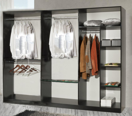 Luxus Kleider Schrank Designer Hochglanz Kleiderschränke Klassische Schränke