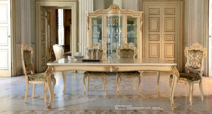Klassischer Stuhl Luxus Esszimmer Sessel Sitzer Stühle Stoff Beige