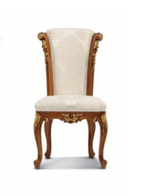 Luxus Esszimmerstuhl Stuhl Esszimmer Sessel Sitzer Stühle Barock Gold