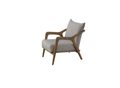 Sessel Modern Design Wohnzimmer Möbel Helles grau farbe Luxus Stil 
