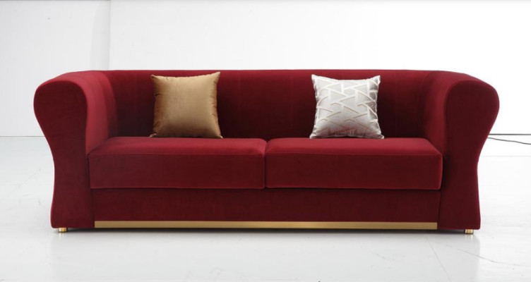 Dreisitzer Couch Polster Design Sofa Moderne Sitz 242 x 93 Sofas Zimmer Möbel