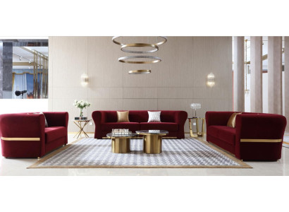 Dreisitzer Couch Polster Design Sofa Moderne Sitz 242 x 93 Sofas Zimmer Möbel