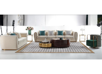 Zimmer Möbel Dreisitzer Couch Polster Neu Design Sofa Moderne Sitz Luxus Sofas