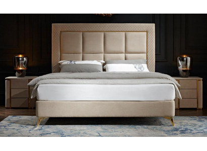 Design Luxus Doppel Hotel Betten Hotel Möbel Luxus Schlafzimmer Bett Polster Neu