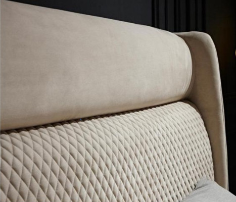 Bett 2x Nachttisch 3 tlg. Schlafzimmer Set Designer Hotel Garnitur Betten Neu