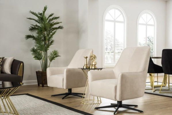Sessel Modernes Einsitzer luxus Sessel Einrichtung Wohnzimmer Sofa 1 Sitzer Neu