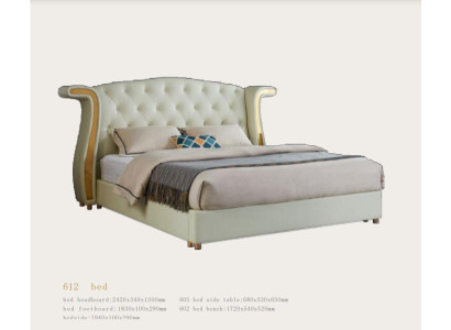 Polster Design Luxus Bett 180x200cm Betten Leder Moderne Schlafzimmer