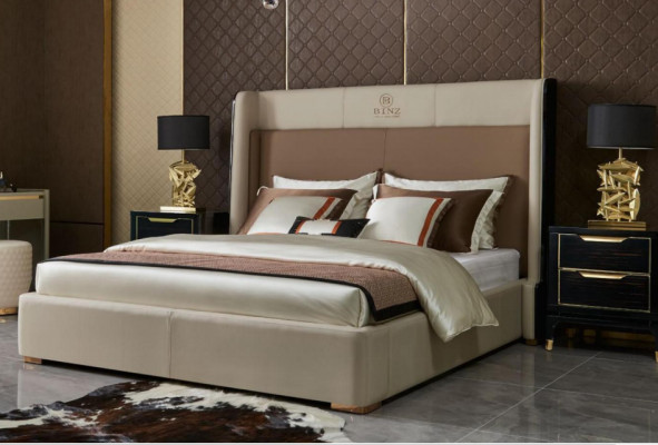 Luxus Hotel Betten Doppel Bett Design Holz Modern Bett 180x200 Schlafzimmer Ehe