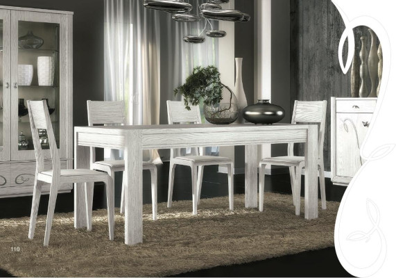 Esszimmer Esstisch Stuhl Kommode Vitrine Ess Gruppe Tisch Tische Holz Set 7tlg.