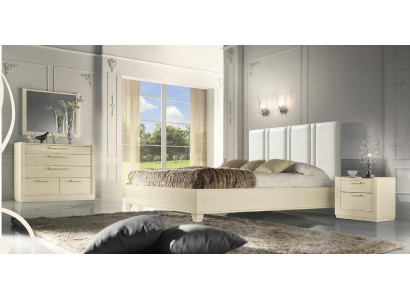 Doppelbetten Modernes Bettgestell Betten Bett Holz Polster Design Hotel Doppel