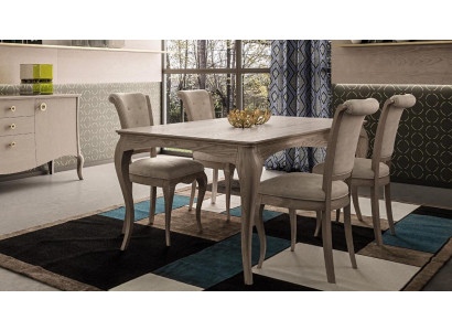 Esstisch Esszimmer Garnitur Möbel Einrichtung Gruppe Tisch + 6 Stuhl Set 7tlg.