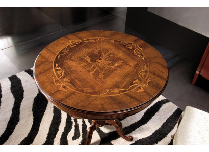 Esszimmer Tische Runde Möbel Esstisch Luxus Rund Tisch Massiv Holz Italien Neu