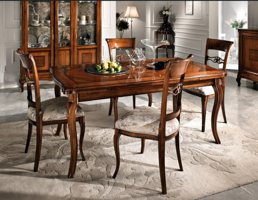 Esszimmer 6x Stühle Holz Luxus Sessel Stuhl Braun Stühle Wohnzimmer Möbel