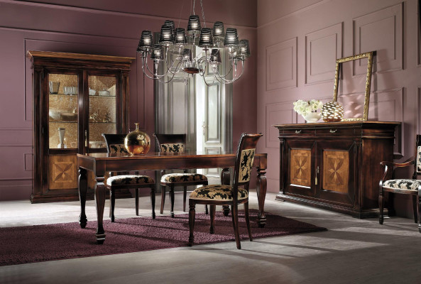 Esstisch Luxus Tisch Massiv Holz Möbel aus Italien Esszimmer Tische Einrichtung
