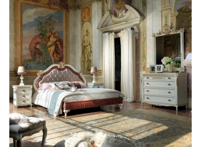 Design Schlafzimmer 5 tlg Komplett Set Bett Nachttisch Kommode Italienische Sets