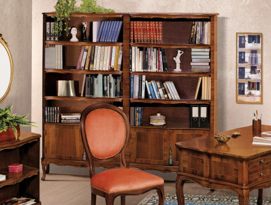 Bücherregal Holzregal Freistehendes Büroregal Elegantes braunes Bücherregal Neu