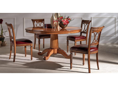 Garnitur 4x Stühle Art déco Polster Design Neu Holz Ess Stuhl Zimmer Set Sitz