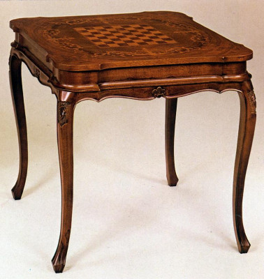 Schachtisch Spieltisch Tisch Mit Schach Miniatur Studien Möbel Tische Brettspiel