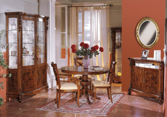 Echtholz Tisch Design Tische Holz Esszimmer Wohnzimmer klassisches Esszimmer neu