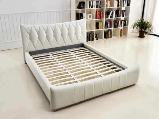 Modernes Design Bett XXL Betten Hotel Luxus Stil Doppel Leder 140 160