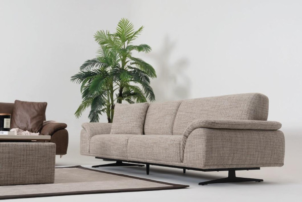 Sofagarnitur 3+3+1 Sitzer Couch Wohnlandschaft Garnitur Design Modern