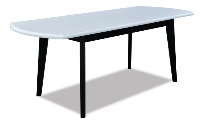 Tische Design Tisch Holztisch Esszimmer Luxus Möbel Weiss Schwarz 80x160/200 cm