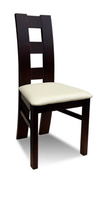 MASSIVHOLZ Weiß SCHWARZ HOLZ DESIGNER STUHL ESSZIMMERSTUHL MODERN DEKORATIVE