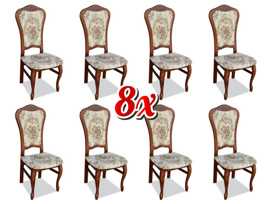 Komplette Sitzgruppe Design Esszimmer Stuhl Set Stühle 8x Garnitur Gruppen Neu
