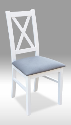 Set 1x Massivholz Sessel Esszimmerstuhl Stoff Polster Stühl Gastro Esszimmer Neu