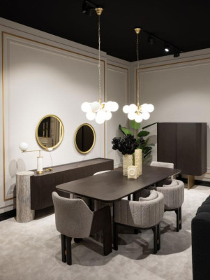 Essecke Esszimmermöbel Essgruppe Braun 11tlg Esszimmer Esstisch Holz