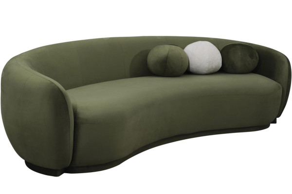 Garnitur Stoffsofa Sofagarnitur Polstersofa Modern Set 2tlg Grün Sofa