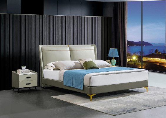 Luxus Schlafzimmer Möbel Design Bett Polster Ehe Betten Doppelbett