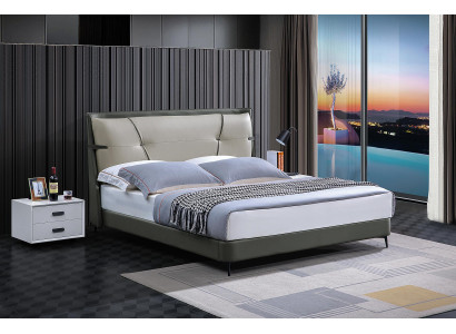 Luxus Möbel Betten Doppelbett Schlafzimmer Doppel Bett Beige Hotel Einrichtung