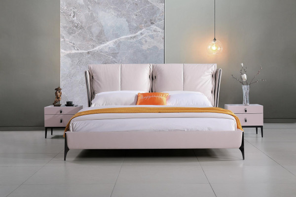 Moderne Design Hotel Bett xxl Betten Luxus Doppel Leder Kunstleder