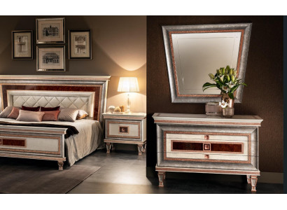 Elegante Stil Möbel Schlafzimmer Kommode Schrank Klassische Anrichte mit Spiegel