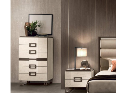 Hohe Kommode Sideboard Kommoden 6 Schubladen Hochschrank Schrank Holz Möbel Neu