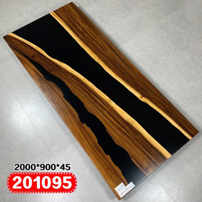 Tisch Esstisch Tische Epoxid Harz Epoxy Echtes Holz Massive Design