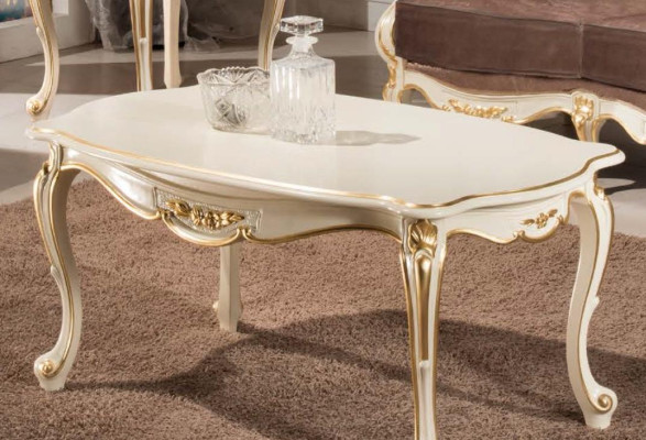 Klassisches Wohnzimmer Möbel Couch Sofa Sessel Couchtisch Beistelltisch 4tlg