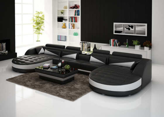 Modernes Design U-Form Ecksofa für ein stilvolles Wohnzimmer