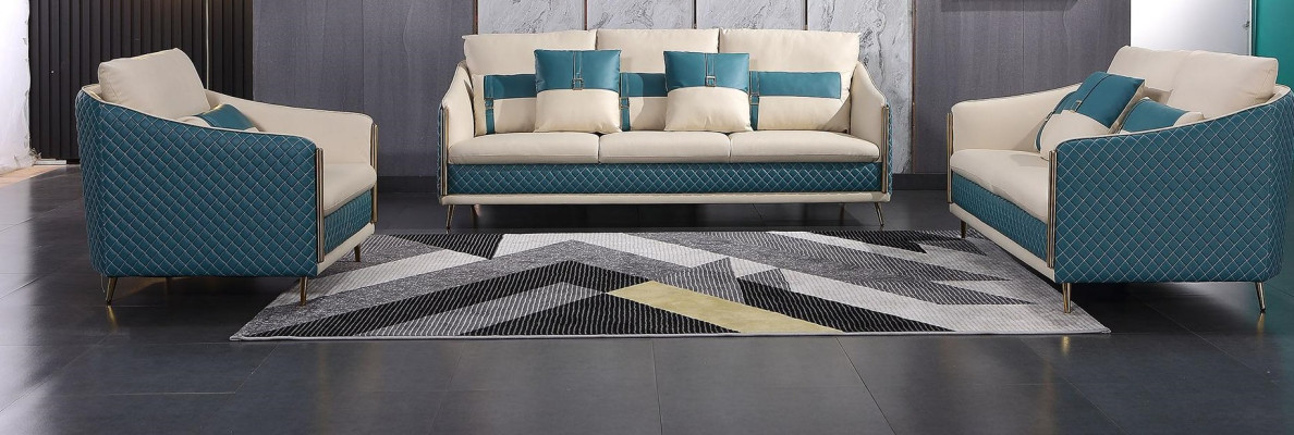 Designer Sofagarnitur Sofa Couch Polster Garnituren Sofas Exklusive Ledercouch