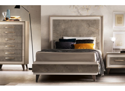 Polsterbett Betten Bett Polster Holz Designer Hotel Design arredoclassic 120 cm