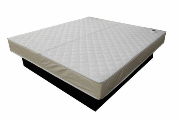 Wasserbett mit USB Hotel Doppelbett Betten Komplett Lederbett Polsterbett Wasser