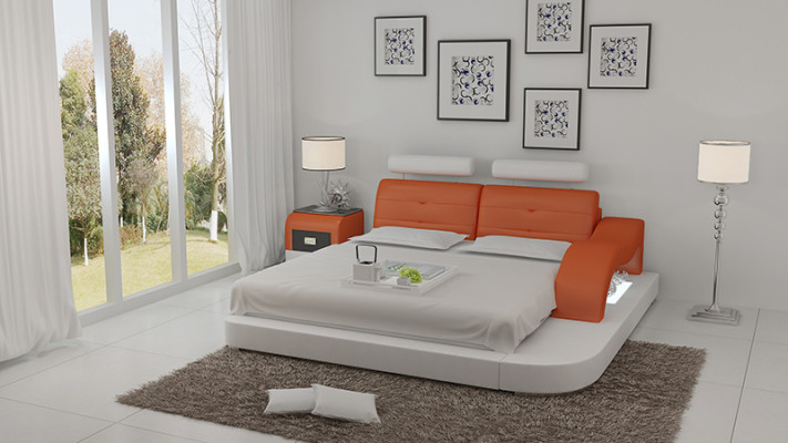 Wasserbett Hotel Doppel Bett Betten Komplett Lederbett Polsterbett Wasser LB8802