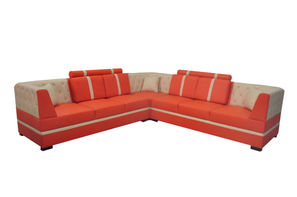 Eck Sofa Couch Polster Ecke Wohn Zimmer Landschaft Designer Deko Couchen