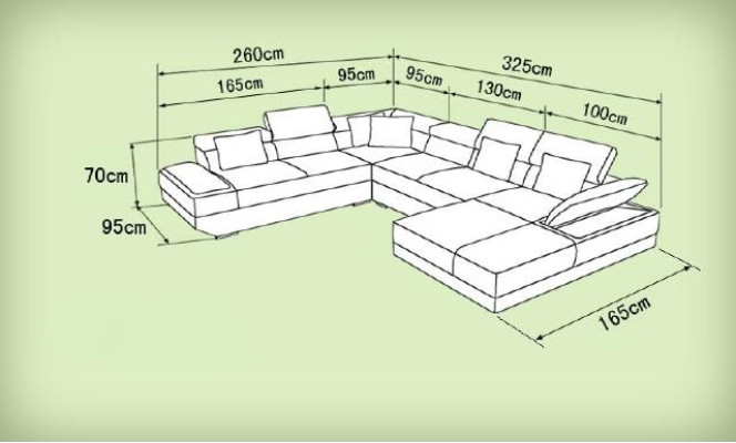Ledersofa Sofa Couch Polster Eck Garnitur Wohnlandschaft XXL Big Ecksofa 2719D