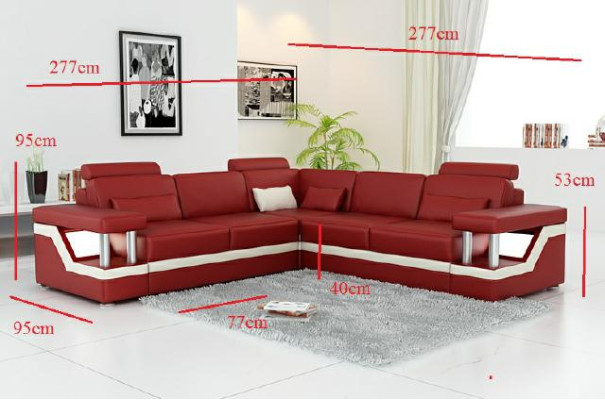 LEDERSOFA XXL GARNITUR WOHNLANDSCHAFT ECKCOUCH LEDER ECKSOFA SCHWARZ / WEIß
