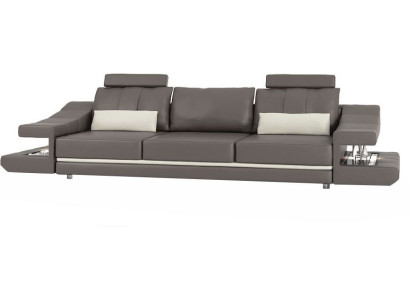 Moderne Luxus Designer Sofa 3 Sitzer Möbel Polster Textil Braune Couchen Ecke