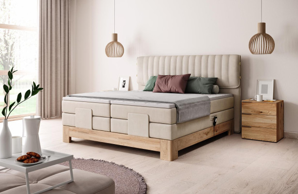Automatisches Boxspringbett Design Bett Doppel Betten Luxus Hotel Schlaf Zimmer