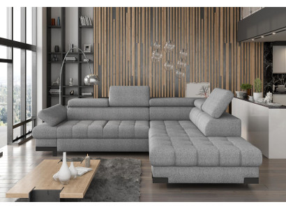 Design Ecksofa L-form Modern Sofas Textilsofa Couch Wohnlandschaft Sofa Sitz 