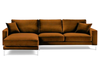 Orange Ecksofa Stoff Wohnzimmer Design Couchen Polster Sofa Sofas Orange Samt